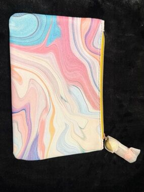 Pastel Swirl Cosmetic Bag - Multicolor